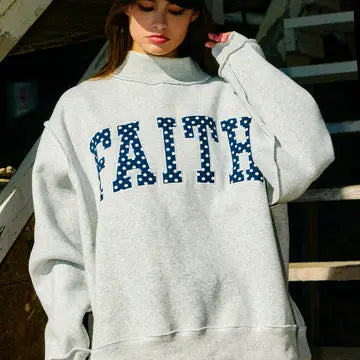 FAITH Mock Neck