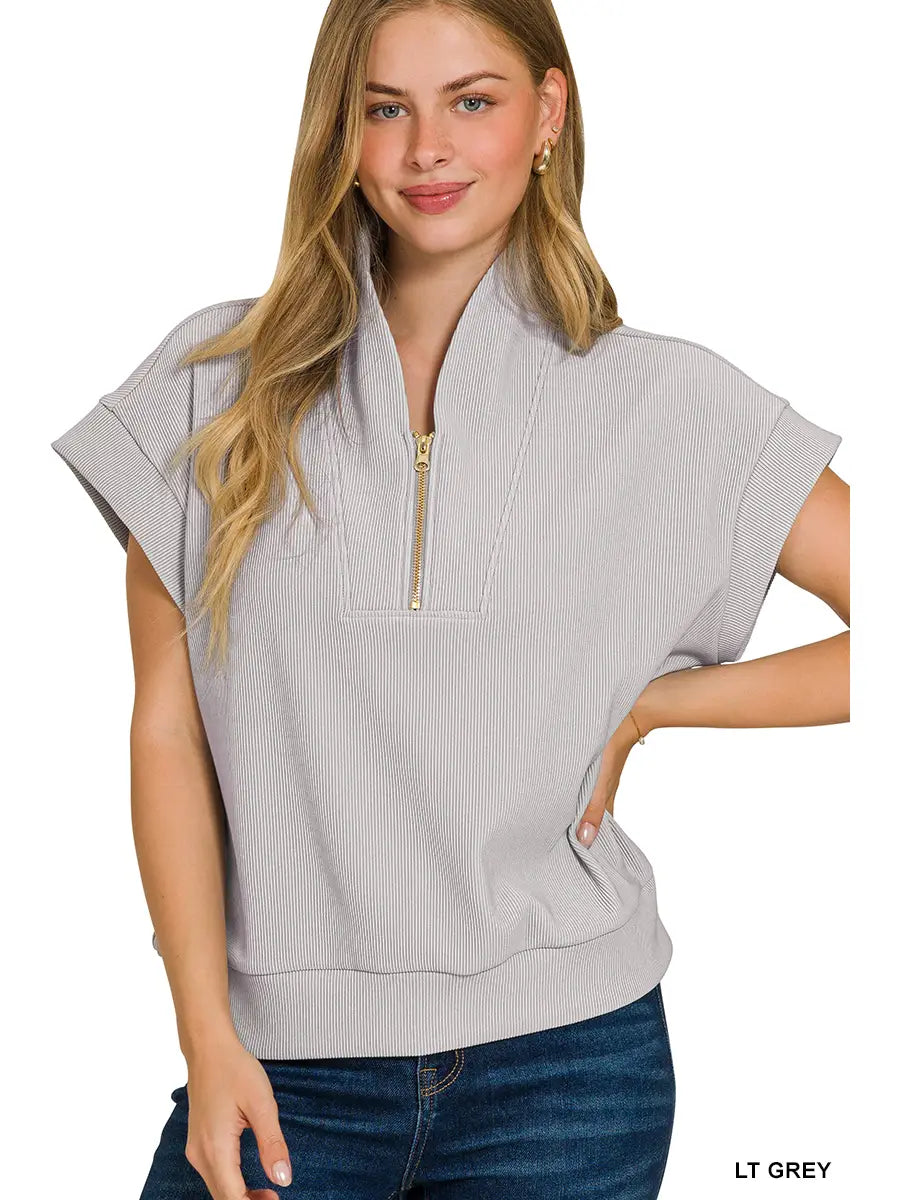 Heather Gray Top