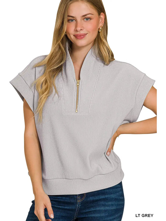 Heather Gray Top