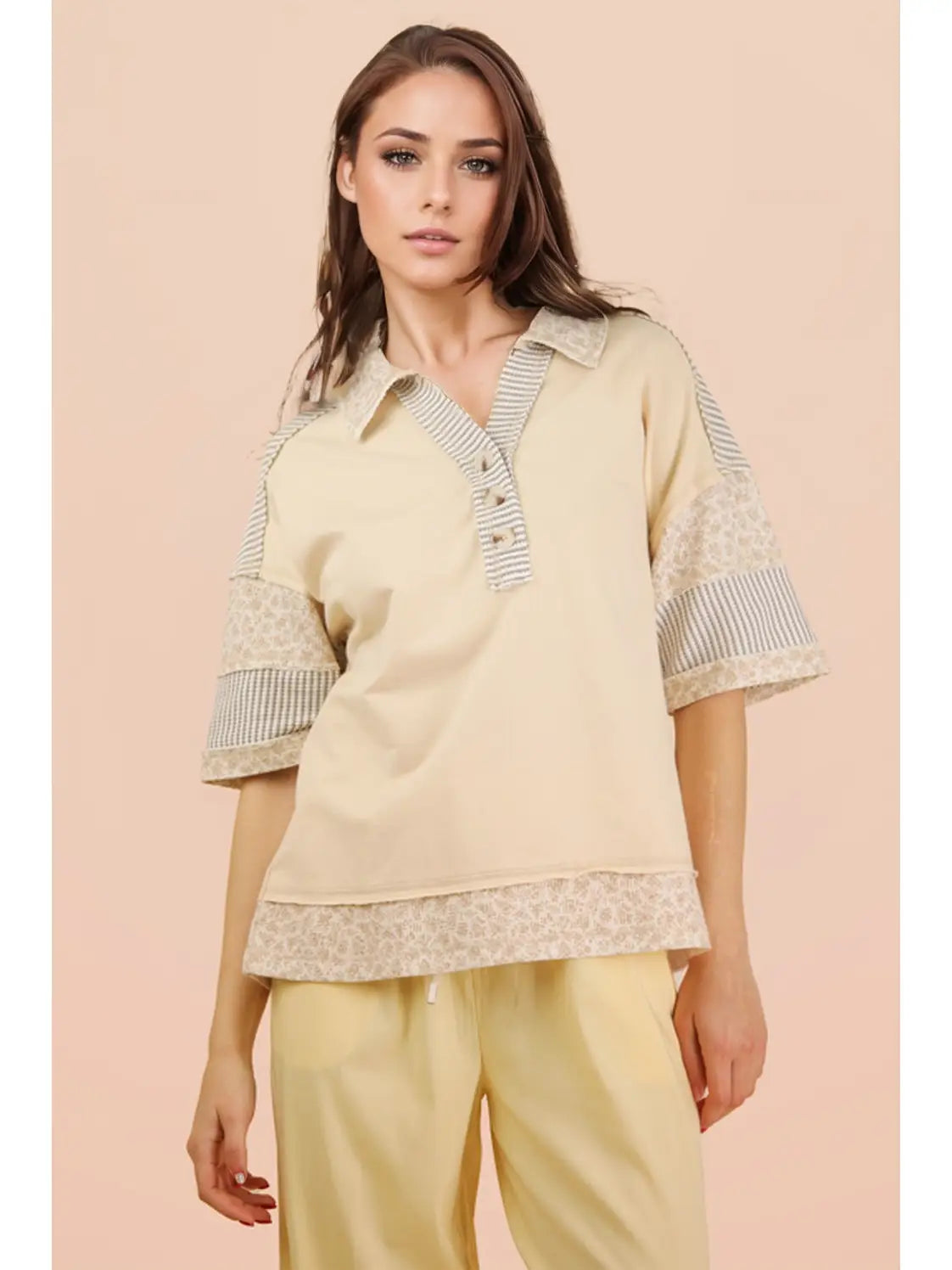 Natural button down