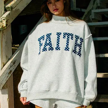 FAITH Mock Neck