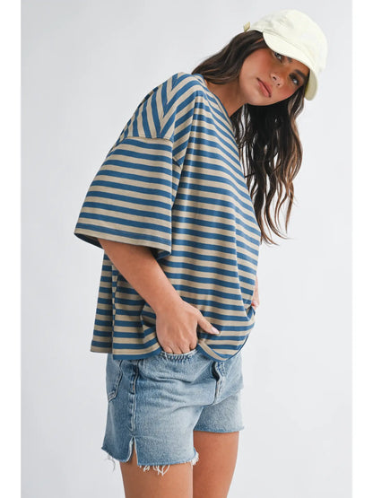 Navy/Tan