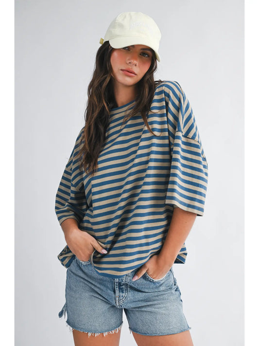 Navy/Tan