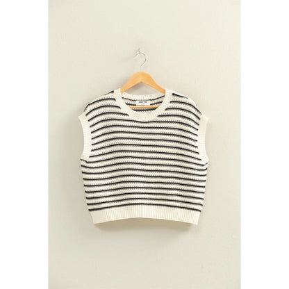 Striped crop top