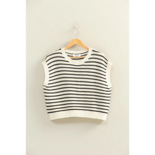 Striped crop top